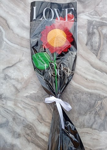 örgü çiçek - Görsel 7