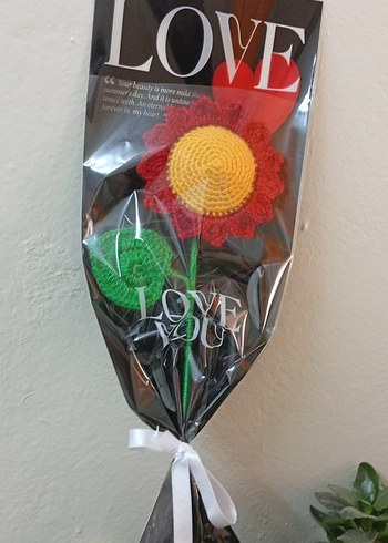 örgü çiçek - Görsel 2