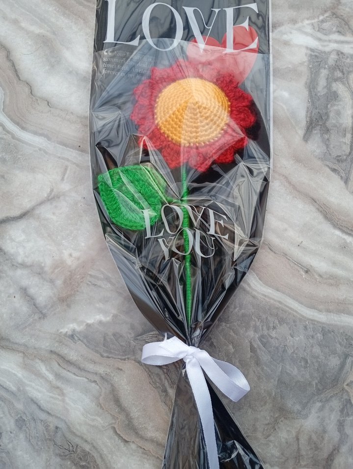 örgü çiçek - Görsel 3