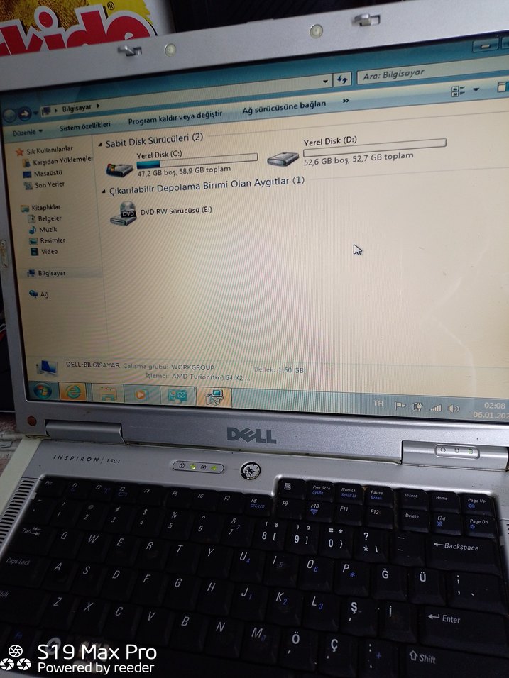 Ekranlı DVD player fiyatına büyük ekranlı DELL laptop - Görsel 4