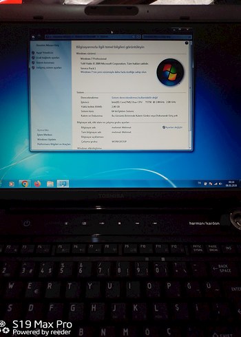 Toshiba dizüstü bilgisayar Laptop - Görsel 2