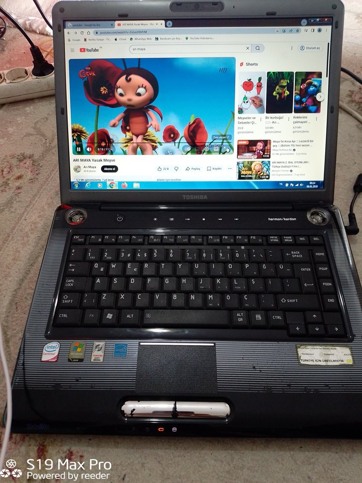 Toshiba dizüstü bilgisayar Laptop - Görsel 4