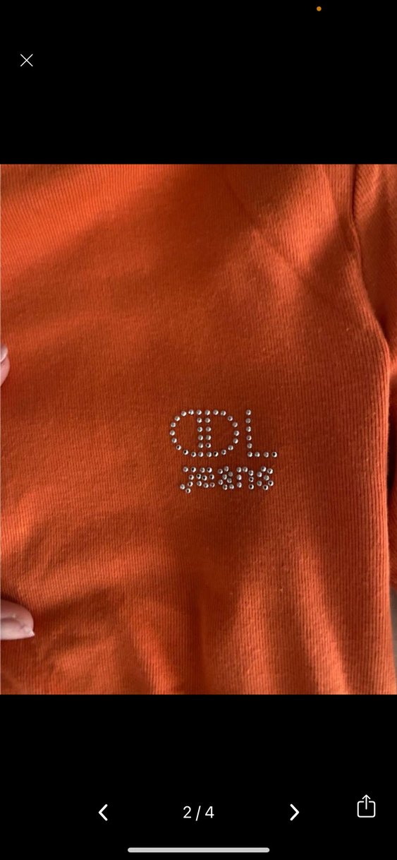 Turuncu Balıkçı Yaka Uzun Kollu Triko Kazak - Görsel 2