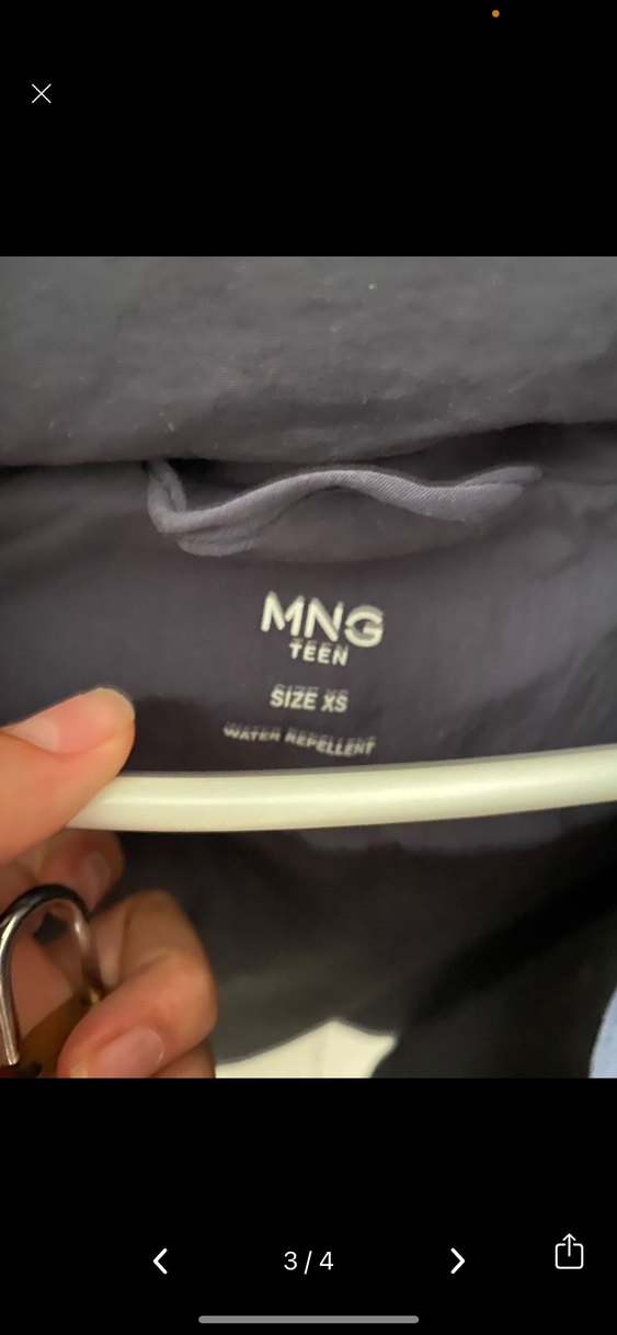 Mango Kapüşonlu Puff Mont - Görsel 3