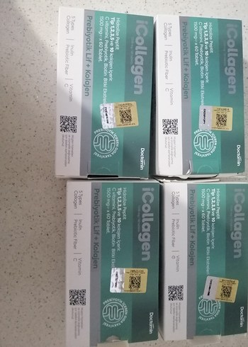 İcollagen, Prebiyotik Lif + Kolajen Takviyesi 60 Tablet - Görsel 3