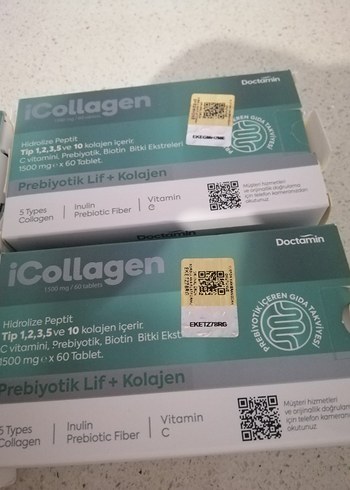 İcollagen, Prebiyotik Lif + Kolajen Takviyesi 60 Tablet - Görsel 2
