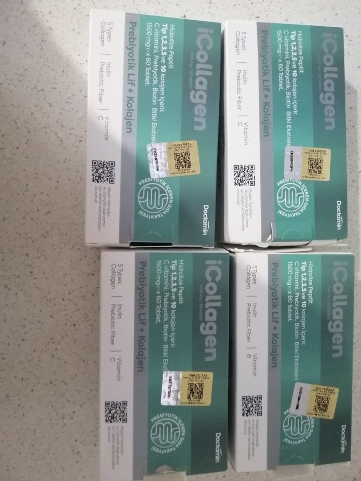 İcollagen, Prebiyotik Lif + Kolajen Takviyesi 60 Tablet - Görsel 3