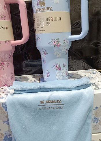  yeni geldi ithal ürün Stanley Pastel Mavi Termos Bardak 1.18L - Görsel 2