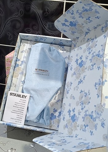  yeni geldi ithal ürün Stanley Pastel Mavi Termos Bardak 1.18L - Görsel 3