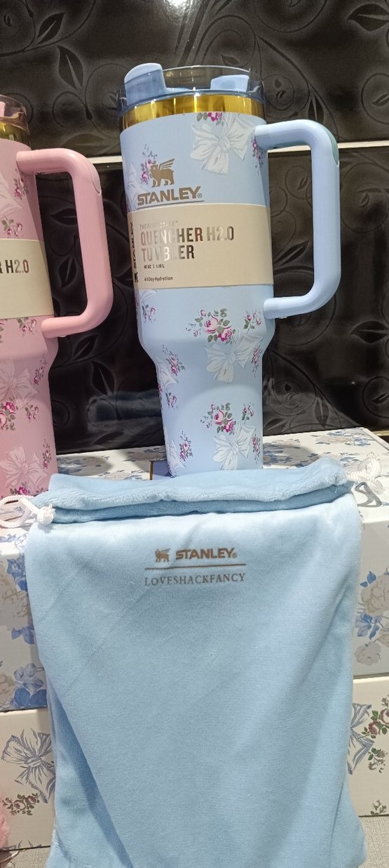  yeni geldi ithal ürün Stanley Pastel Mavi Termos Bardak 1.18L - Görsel 2