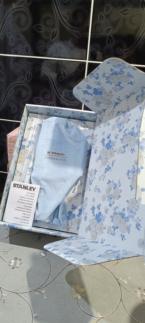  yeni geldi ithal ürün Stanley Pastel Mavi Termos Bardak 1.18L - Görsel 3