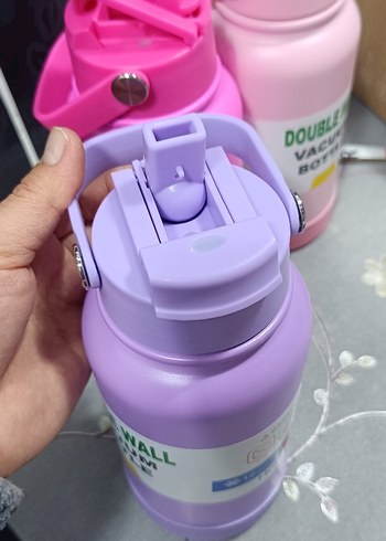 Yeşil Çift Katmanlı Vakumlu Termos - Görsel 8