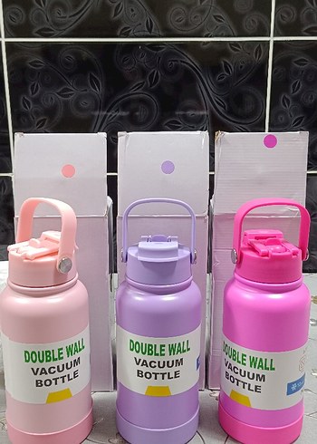 Yeşil Çift Katmanlı Vakumlu Termos - Görsel 15