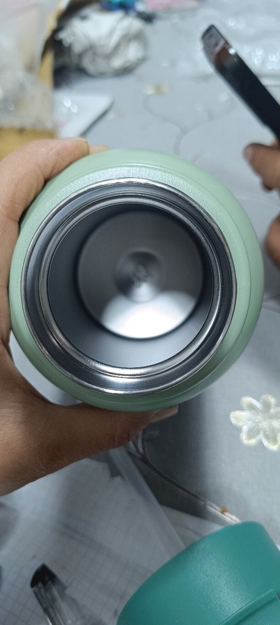 Yeşil Çift Katmanlı Vakumlu Termos - Görsel 5