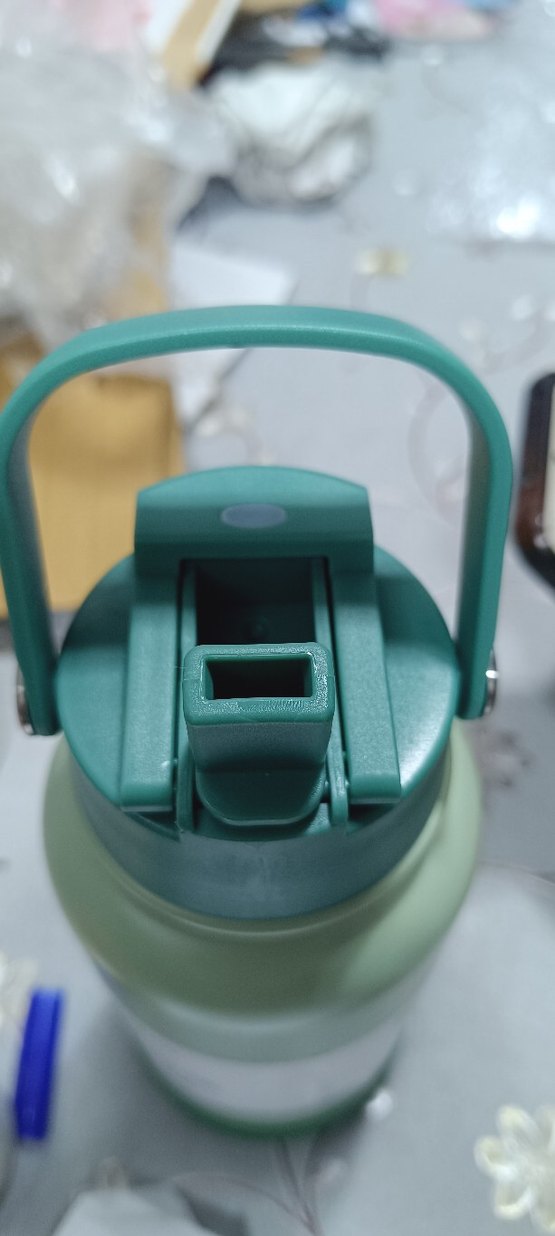 Yeşil Çift Katmanlı Vakumlu Termos - Görsel 3