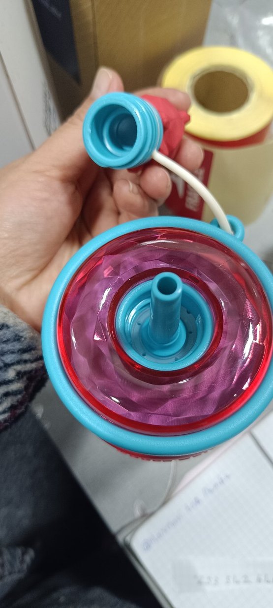 Renkli Ayıcık Desenli Çocuk Termosu 630 ml - Görsel 3