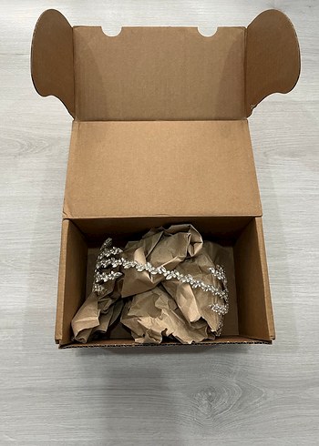 Gelin Tacı Helen model Zirkon taşlı - Görsel 7