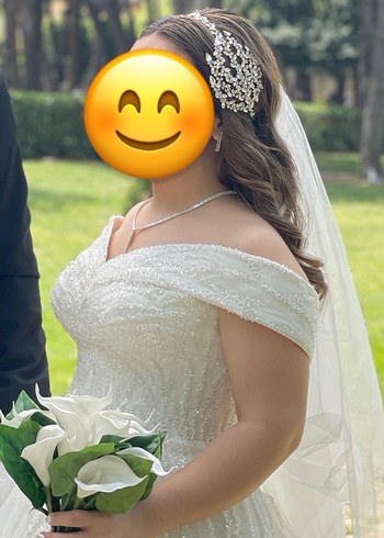 Gelin Tacı Helen model Zirkon taşlı - Görsel 3