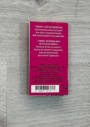 nyx kaş sabitleyici maskara orijinal etiketli - Görsel 7