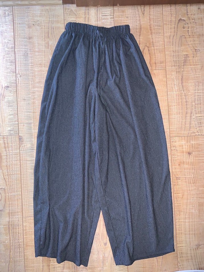 Gri Kemerli Bol Kesim Jean Pantolon - Görsel 2