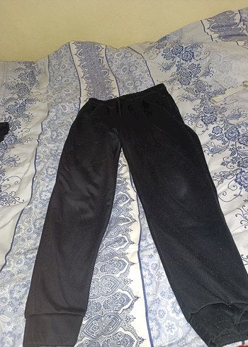 Erkek Siyah Rahat Kesim Fermuarlı Eşofman - Görsel 2