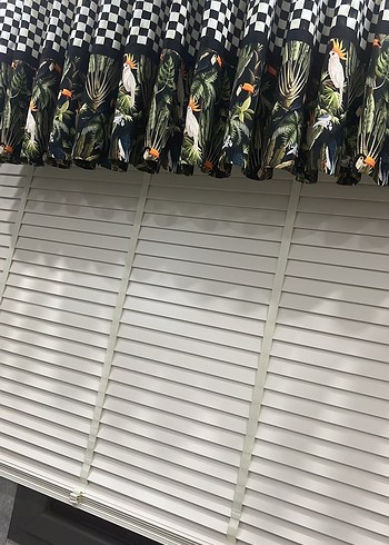 Modern Bej Gri Çizgili Perde - Görsel 3