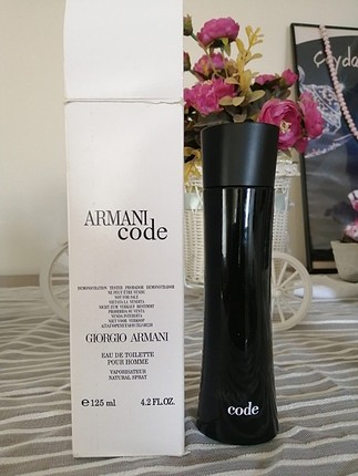 Armani code pour homme 125 ml edt erkek tester parfüm 