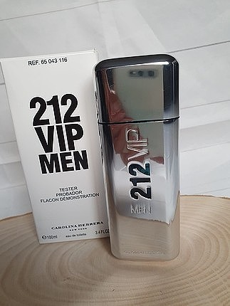 carolina herrera 212 Vip men 100ml erkek tester parfüm 