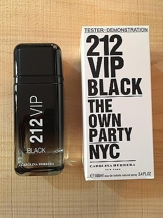 carolina Herrera 212 vip black own party erkek tester parfüm 