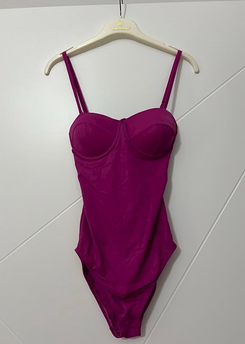 Etiketli İnce askılı Mayo - Görsel 3