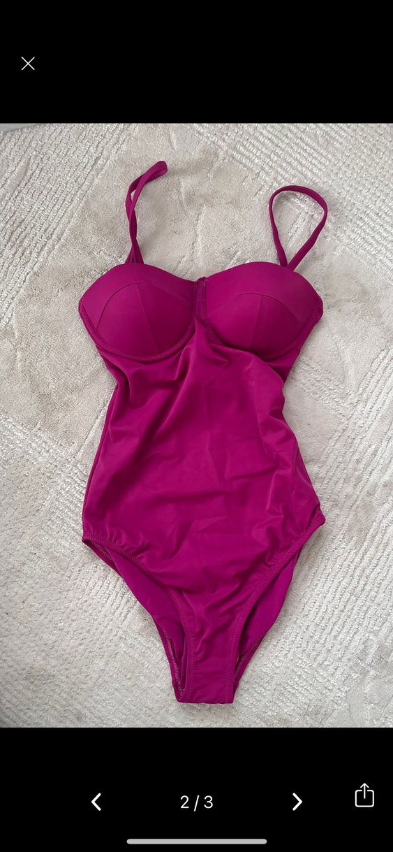 Etiketli İnce askılı Mayo - Görsel 2