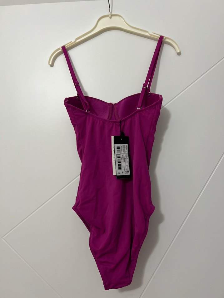 Etiketli İnce askılı Mayo - Görsel 4