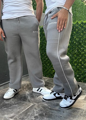 3 İplik Şardonlu Antrasit Gri Unisex eşofman altı - Görsel 3