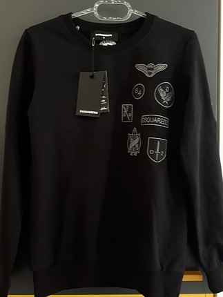 Etiketli sweatshirt 