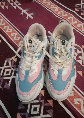 Pastel Renkli Kadın Spor Ayakkabı - Görsel 4