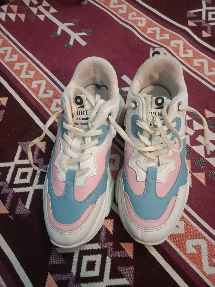 Pastel Renkli Kadın Spor Ayakkabı - Görsel 4