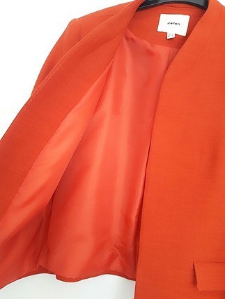 38 Beden turuncu Renk blazzer ceket 