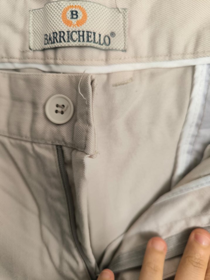 Erkek Krem Rahat Kesim Pantolon - Görsel 2