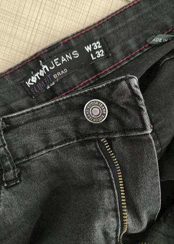 siyah  Erkek Normal Boy Kot Pantolon - Görsel 2