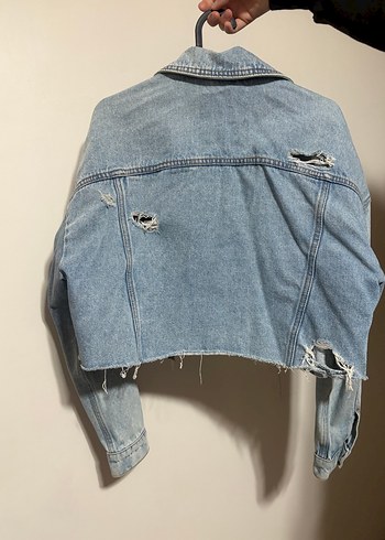 Crop kot ceket - Görsel 2