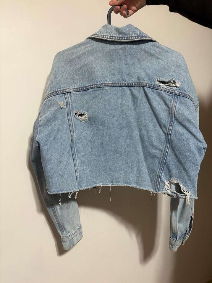 Crop kot ceket - Görsel 2