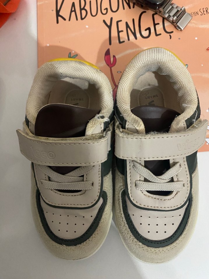 Kahverengi Yılan Desenli Erkek Çocuk Spor Ayakkabı - Görsel 2