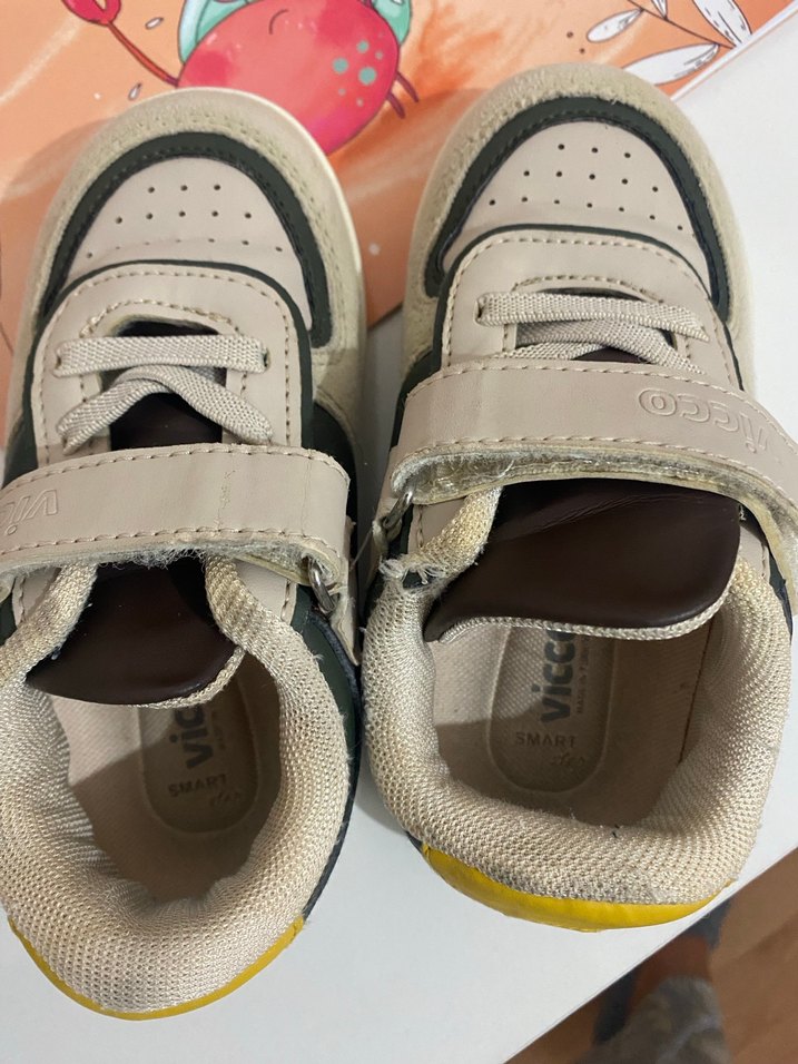 Kahverengi Yılan Desenli Erkek Çocuk Spor Ayakkabı - Görsel 3