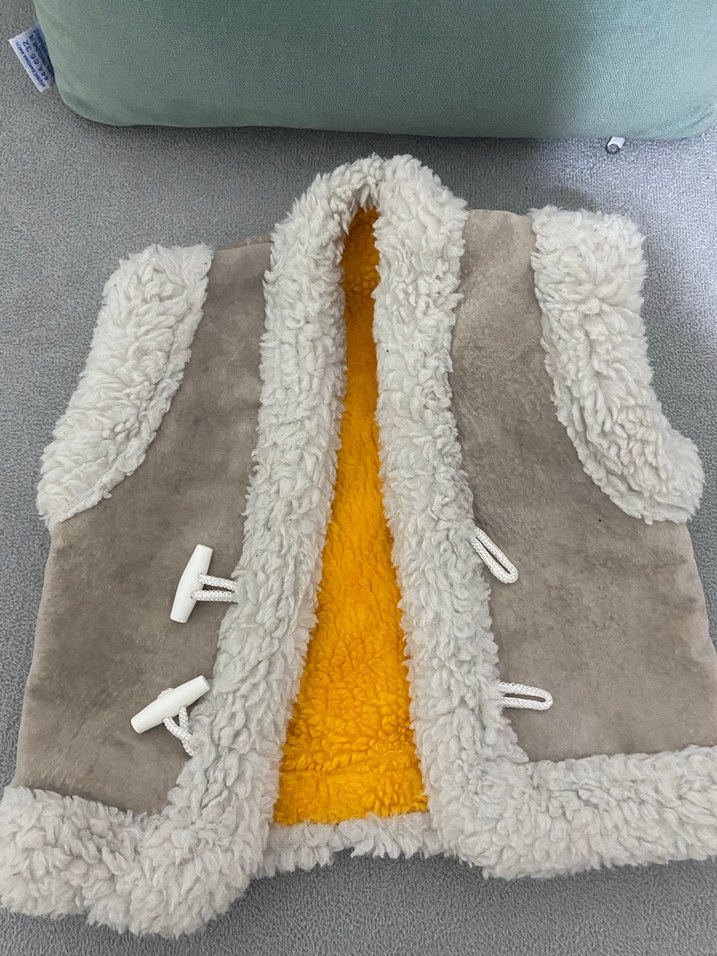 Sarı ve Gri Nakışlı yelek - Görsel 4