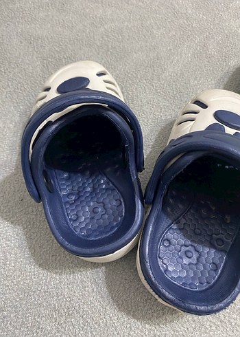 Erkek bebek Spor Sandalet Beyaz Gri Velcro - Görsel 2