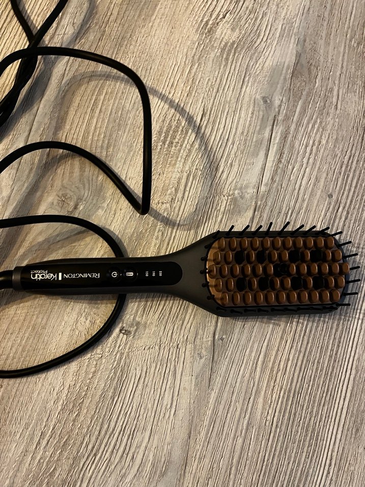 Kahverengi Saç Düzleştirici Fırça - Görsel 2