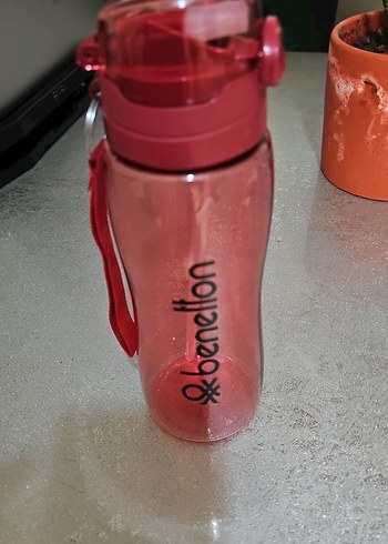 Renkli Kırmızı Çocuk Termos Şişesi - Görsel 2