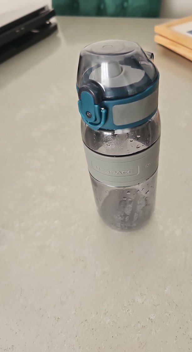 Çocuklar için mavi gri termos şişe - Görsel 2