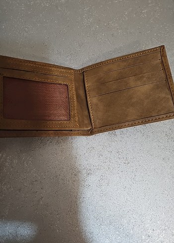 Kahverengi Vintage Kovboy Baskılı Erkek Cüzdanı - Görsel 2