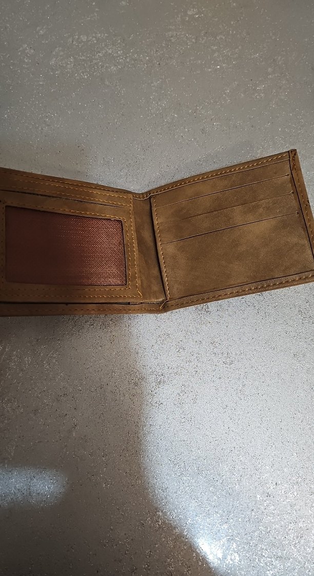 Kahverengi Vintage Kovboy Baskılı Erkek Cüzdanı - Görsel 2